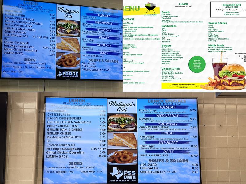 Mulligan’s Grill Menu