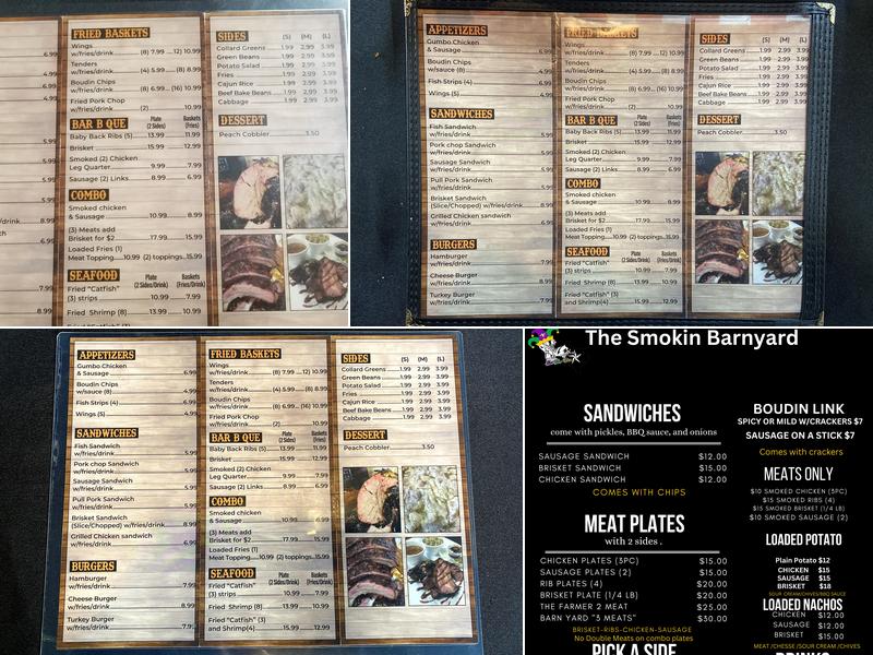 Boot Texan Kitchen Menu