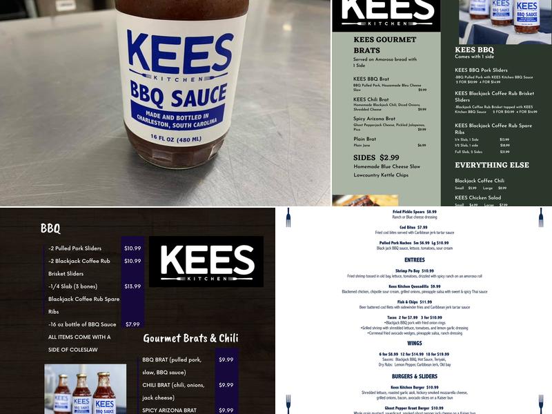 Kees Kitchen Menu