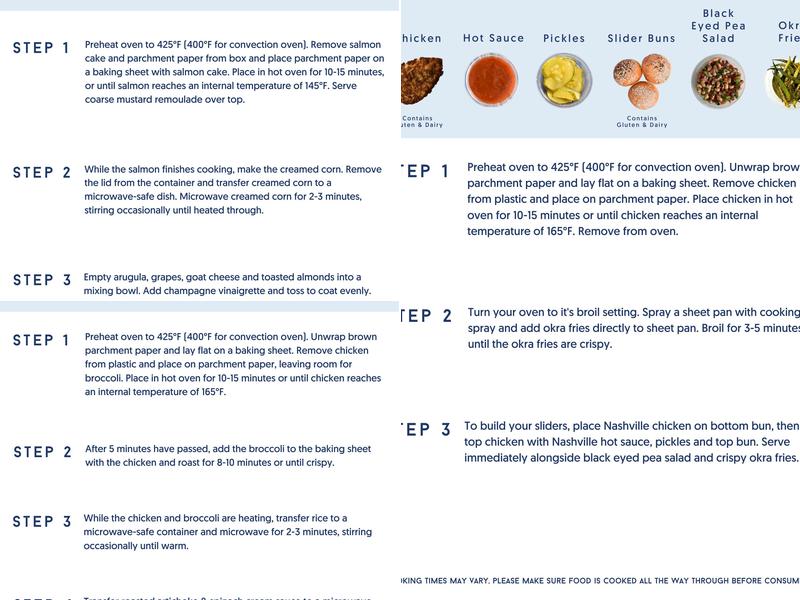 Table & Twine Charleston Menu