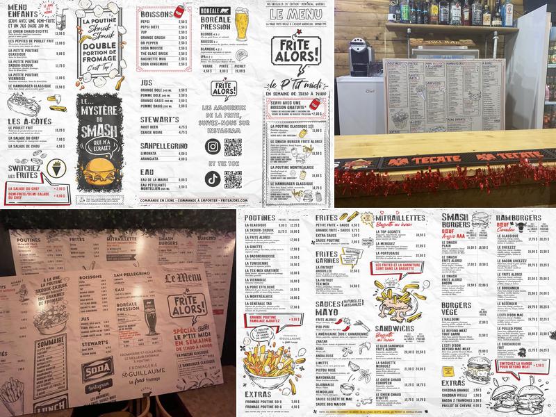 Frite Alors! - St-Laurent Menu