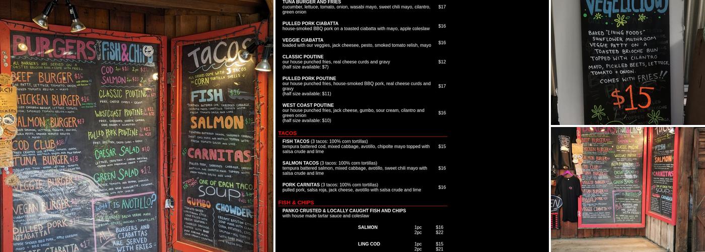Wildside Grill Menu