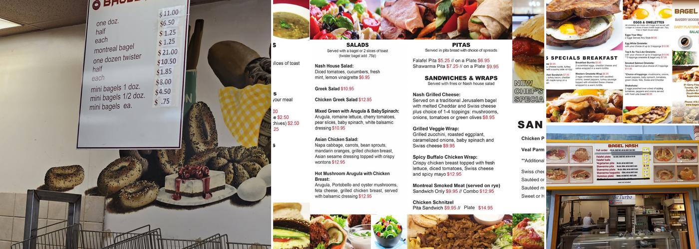 Bagel Nash Menu