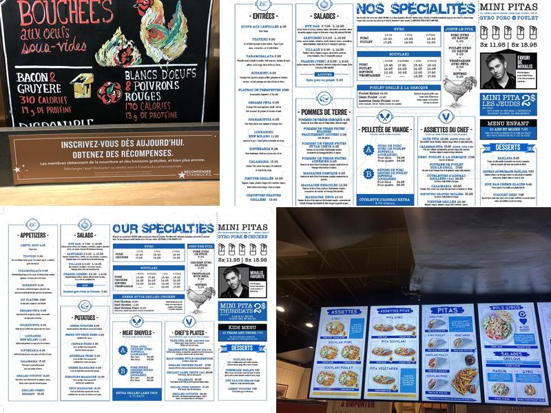 Souvlaki Bar Express - Gare Centrale Menu