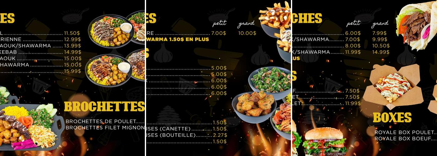 Shishtaouk Coco-Rico Menu