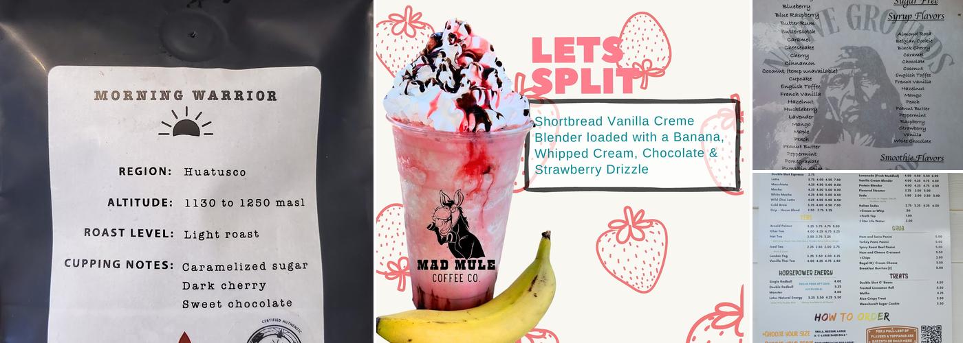 Mad Mule Coffee Co Menu