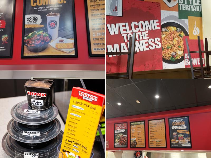 Teriyaki Madness Menu