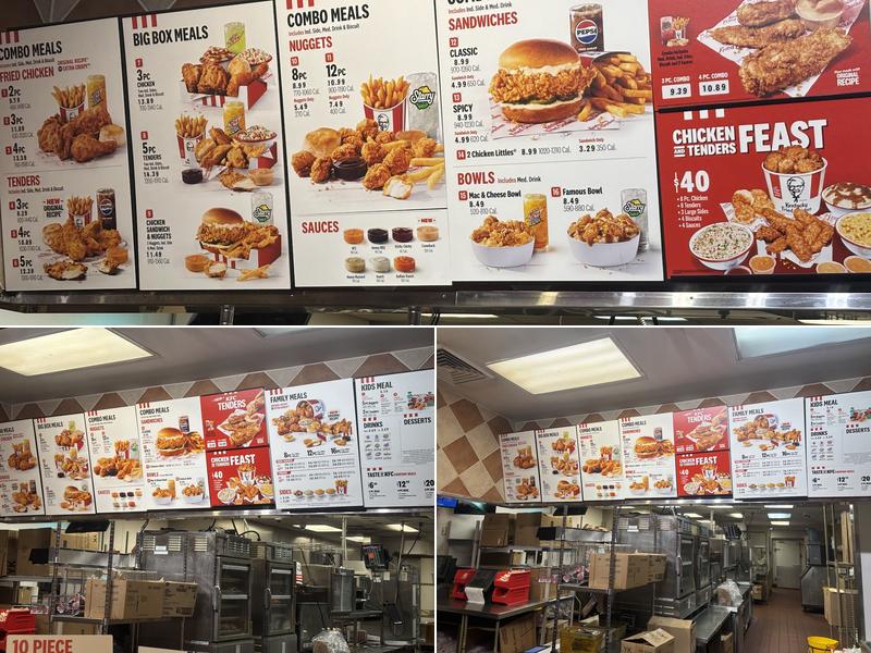 KFC Menu