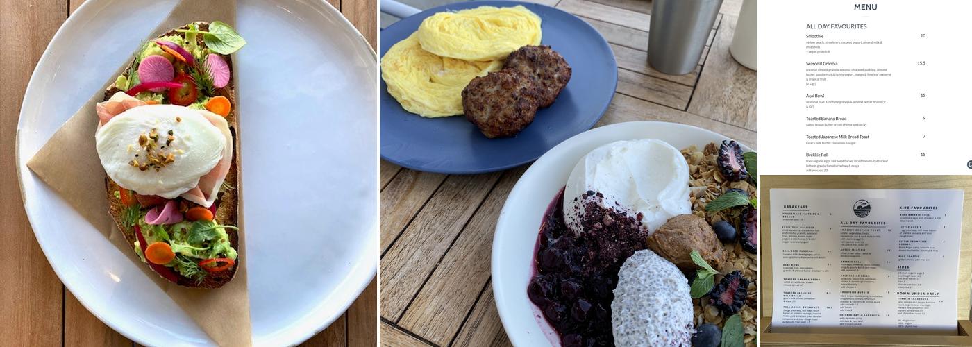 Frontside Cafe Menu