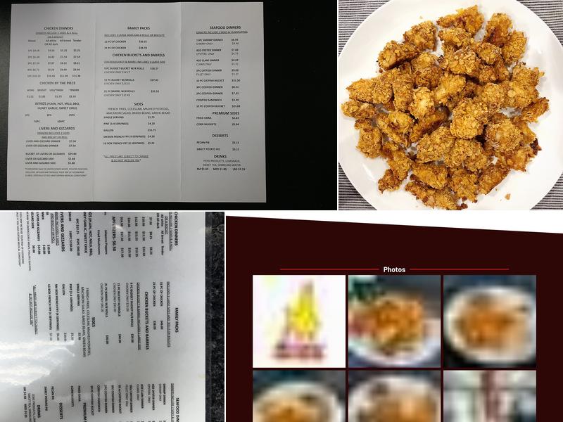 Maryland Fried Chicken of Sebring Menu