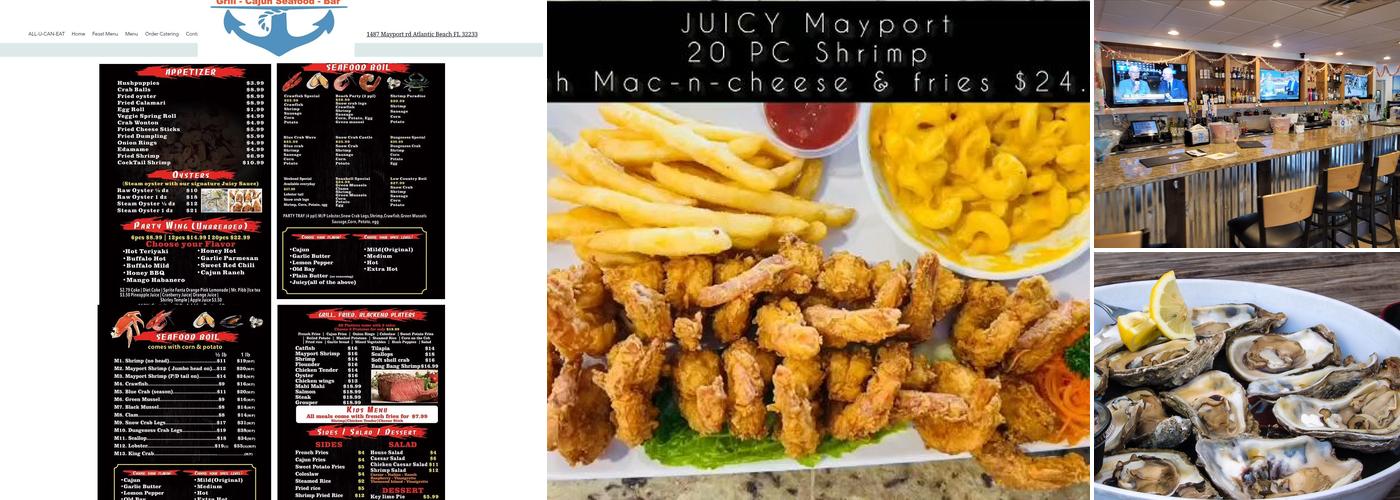 The Juicy Seafood Mayport Menu