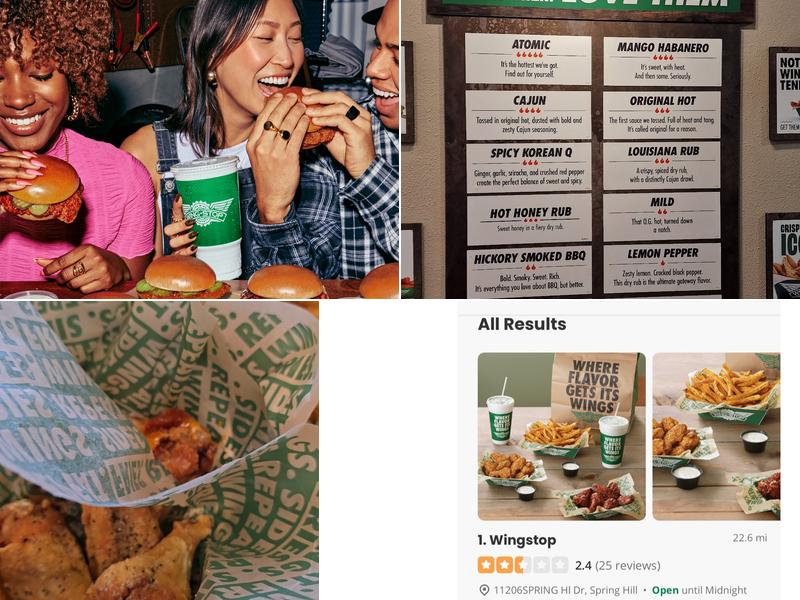 Wingstop Menu
