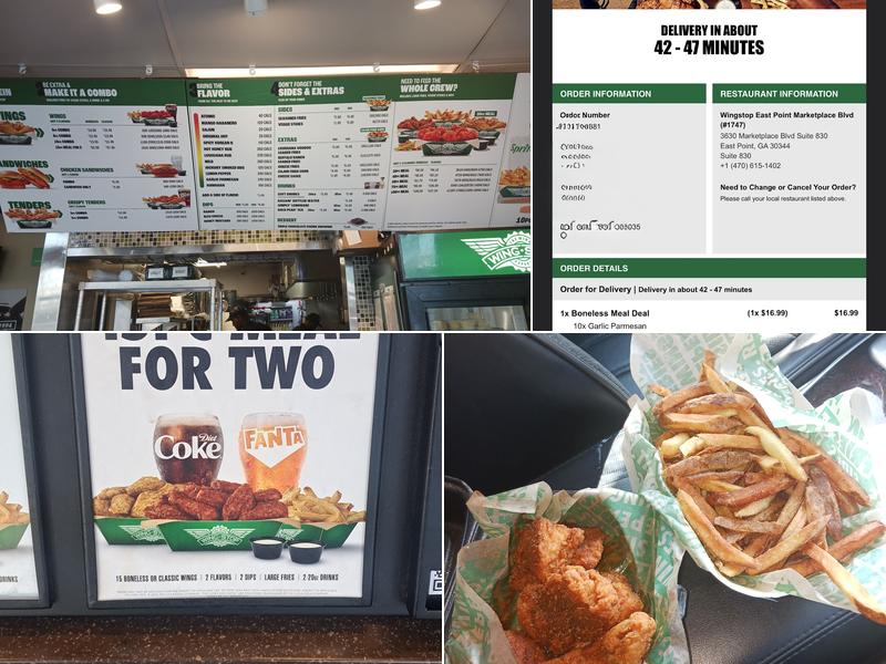 Wingstop Menu