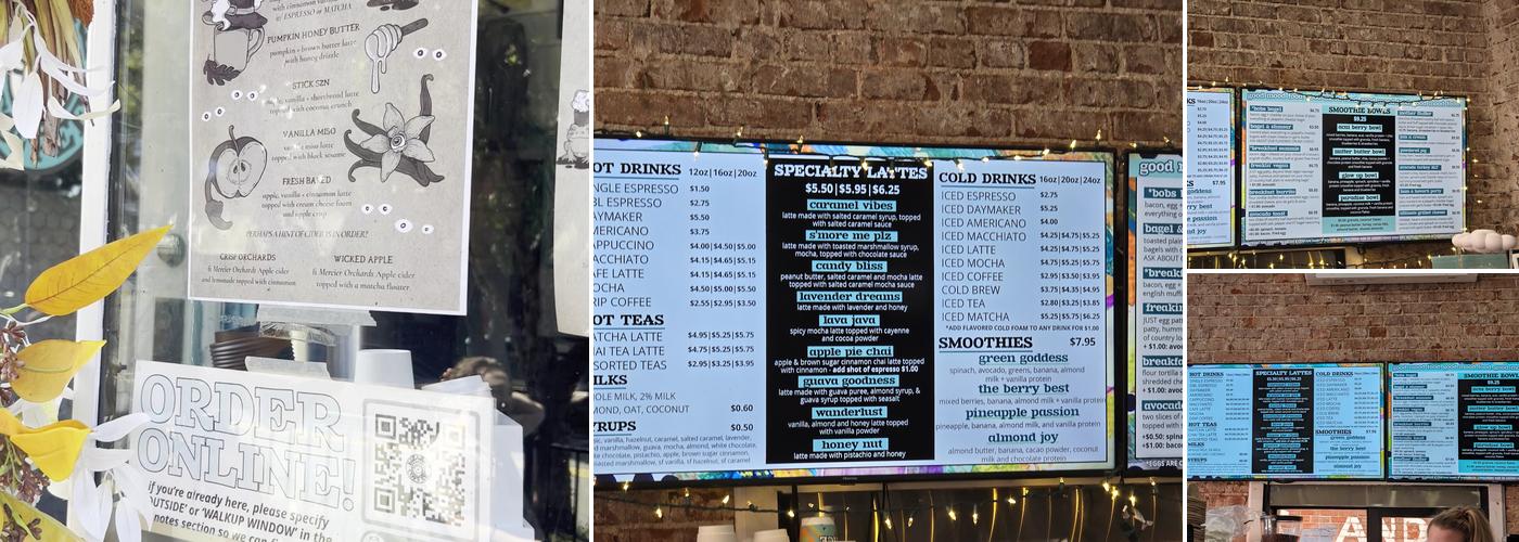 Bizarre Coffee (CANTON) Menu