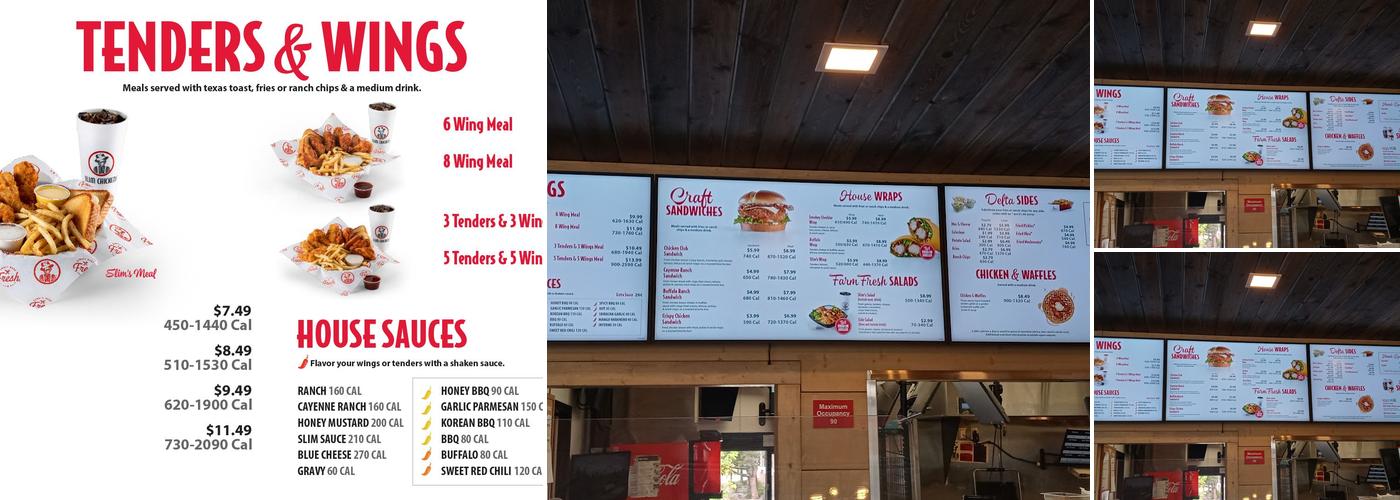 Slim Chickens Menu