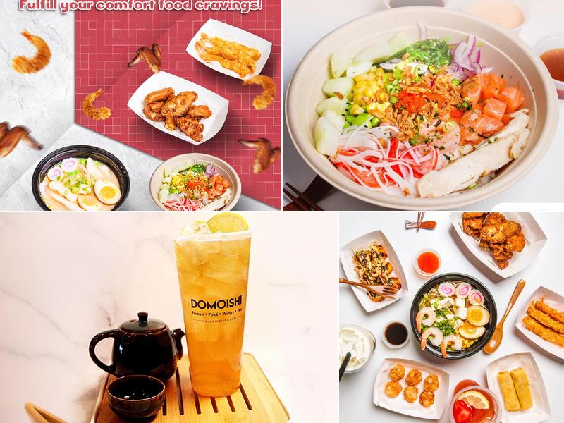 DOMOISHI ramen-poke-tea-wings