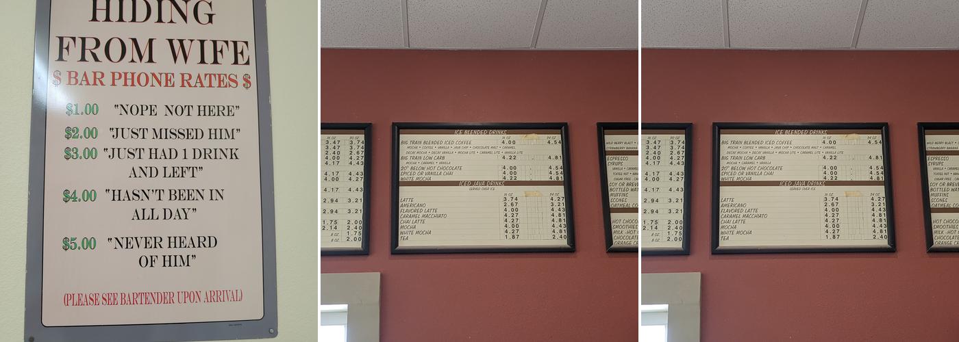 Java Town Menu