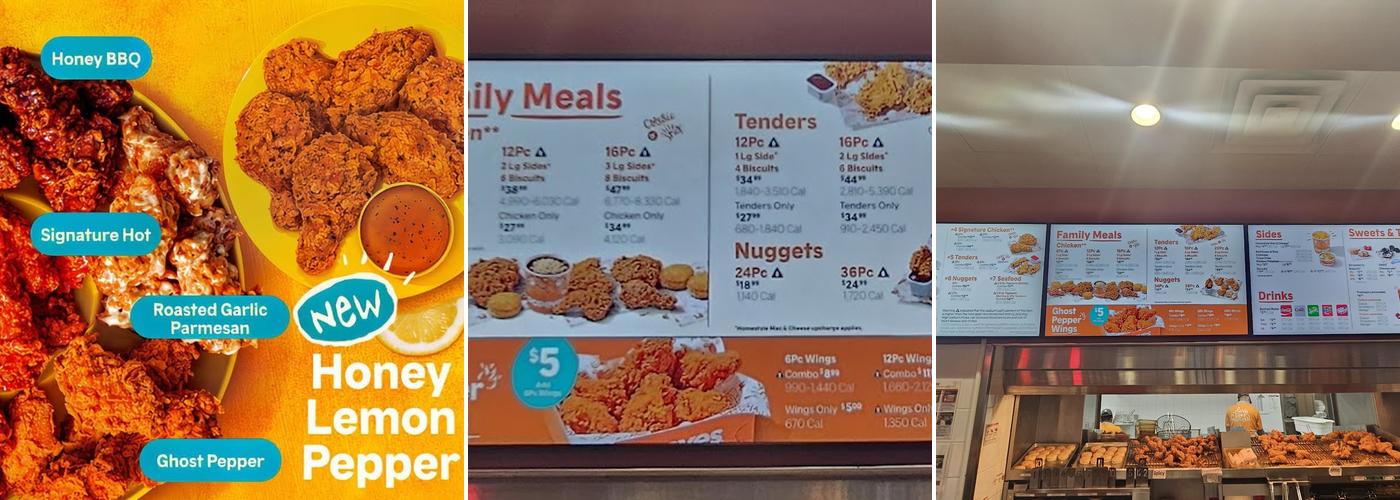 Popeyes Louisiana Kitchen Menu