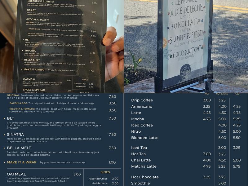 The Madison Place Menu