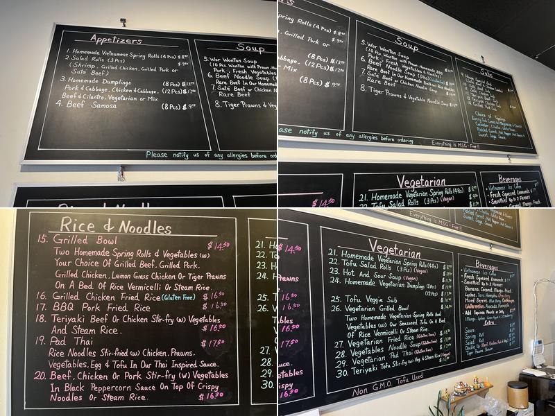 Five Spice Kitchen Menu