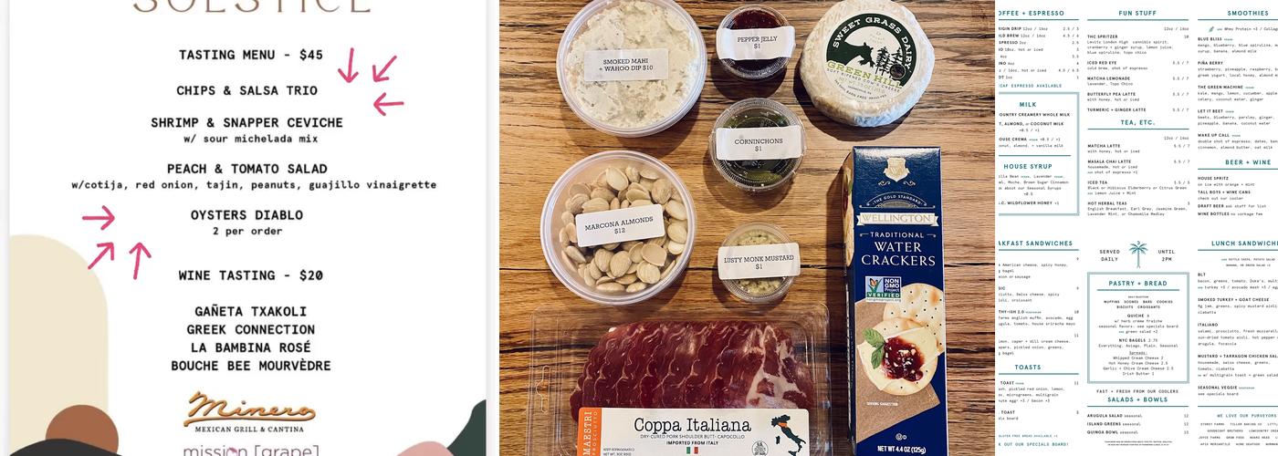 Island Provisions - Johns Island Menu