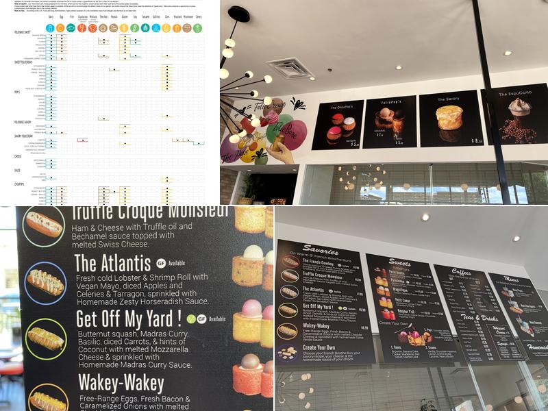 FoliePop’s Menu