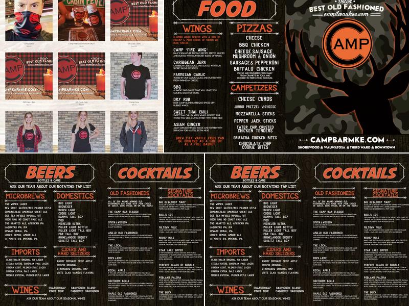 Deer Camp MKE | Camp Bar Menu