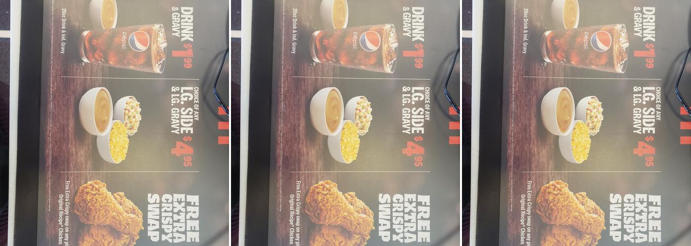 KFC Menu