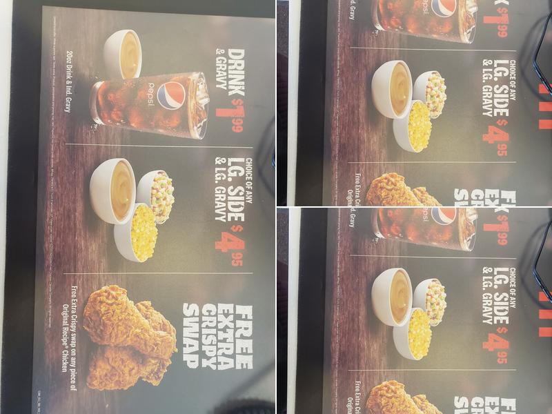 KFC Menu