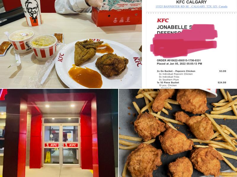 KFC Menu