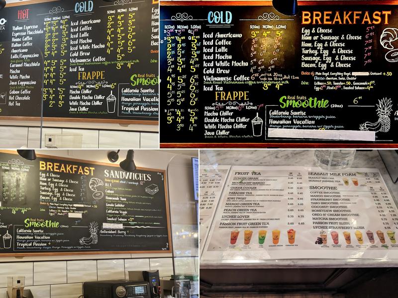 Java Loco Coffee & Bubble Tea - Tysons Station Menu