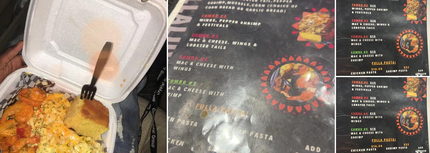 Fullaluv Bar & Grill Menu