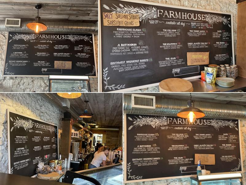 Farmhouse Victoria Menu