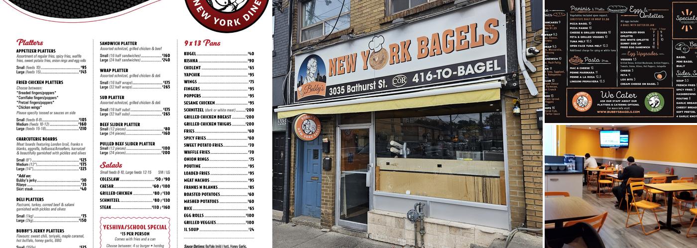 Bubby's New York Bagels & Soho Sushi Menu