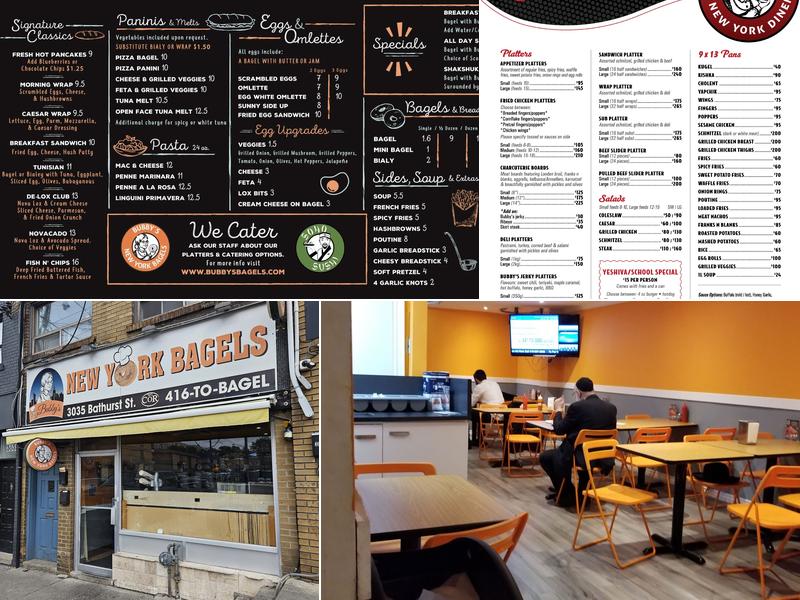 Bubby's New York Bagels & Soho Sushi Menu