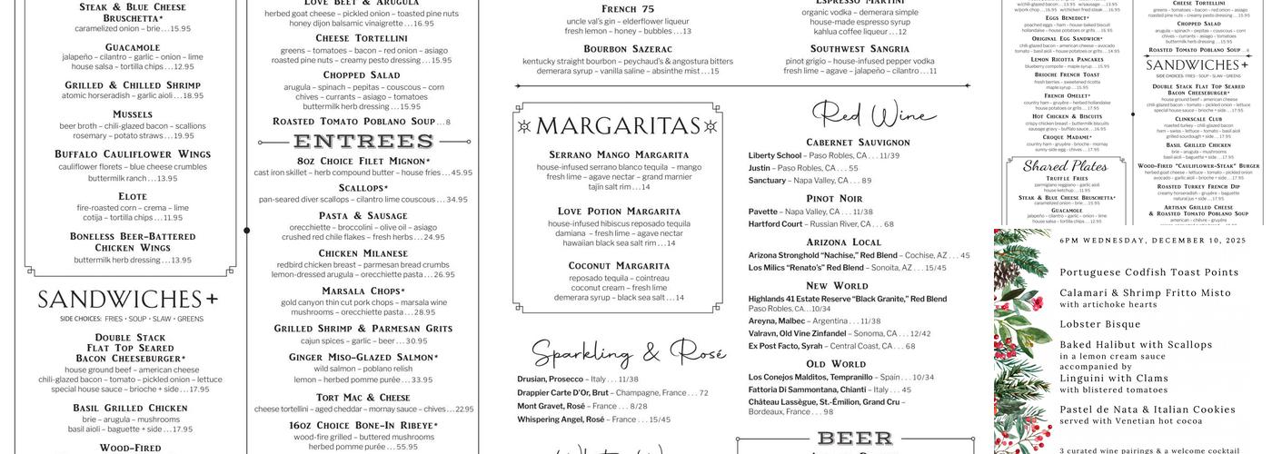 The Clinkscale Menu