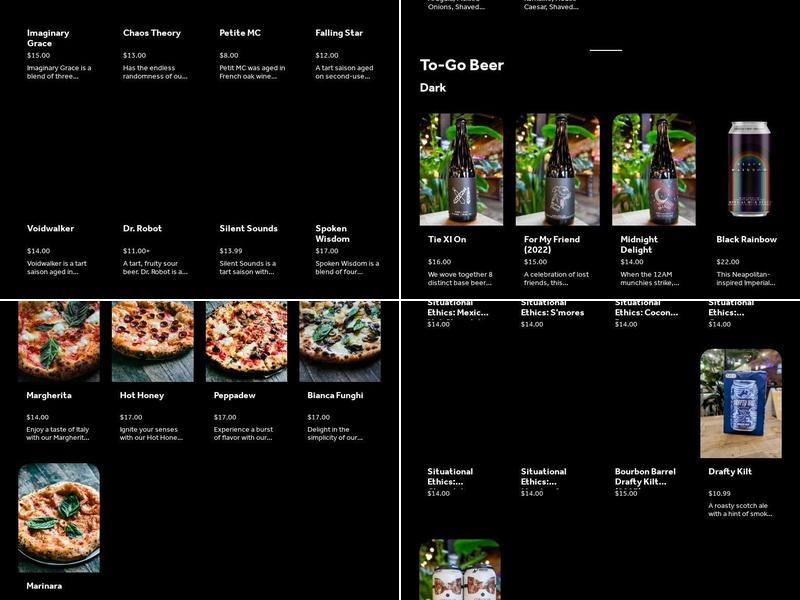 Monday Night Brewing - West Midtown Menu