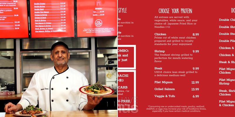 Hibachi King Menu