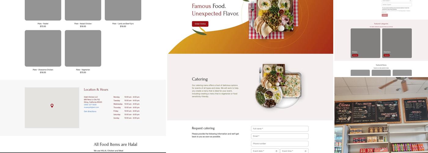 Olives Mediterranean Market And Grill Menu