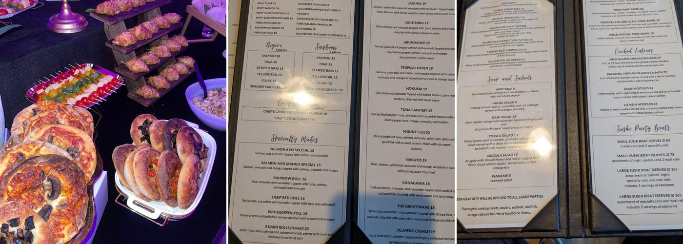 Fin and Scale Menu