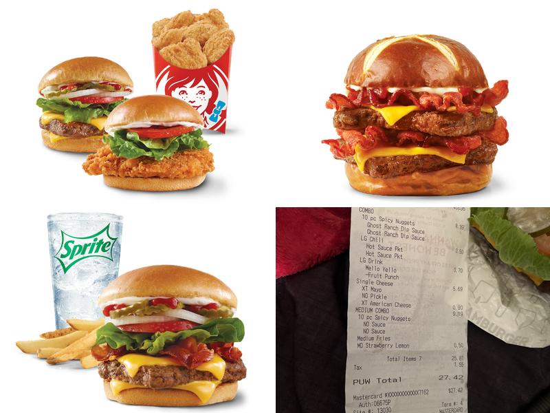 Wendy's Menu