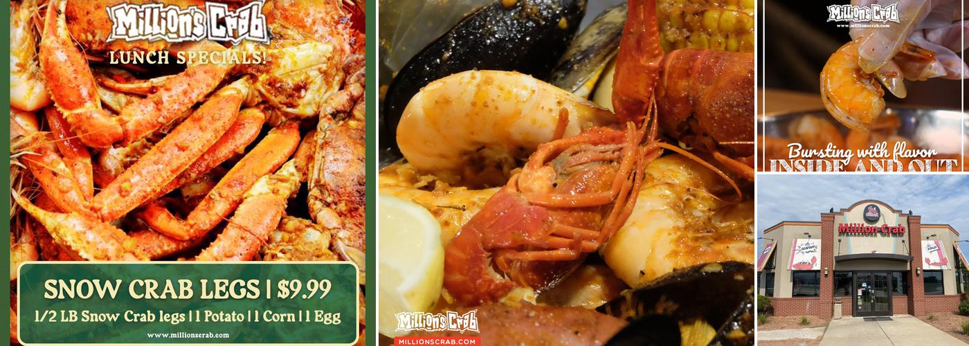 Million’s Crab Boiled Seafood - Ashwaubenon