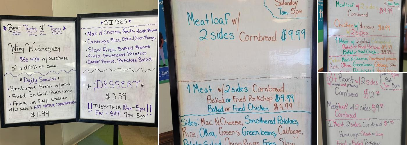 Best Taste N Town Menu