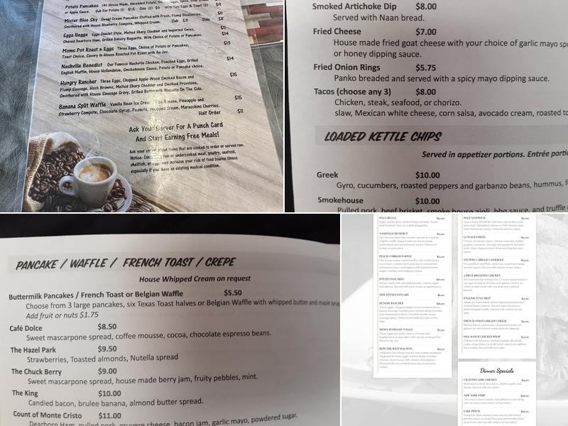The Copper Kettle Menu