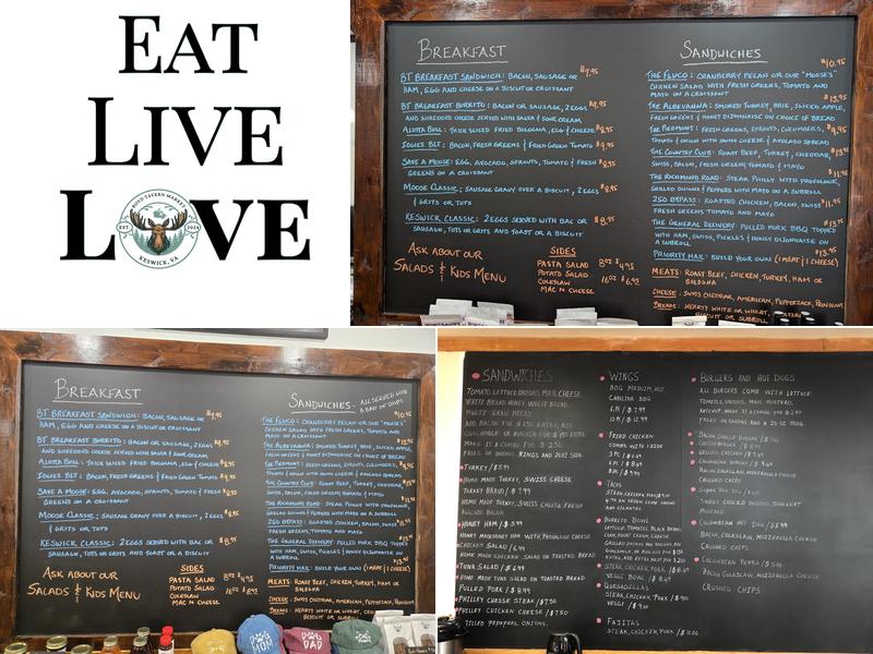 Boyd Tavern Market Menu