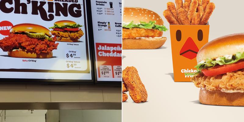 Burger King Menu
