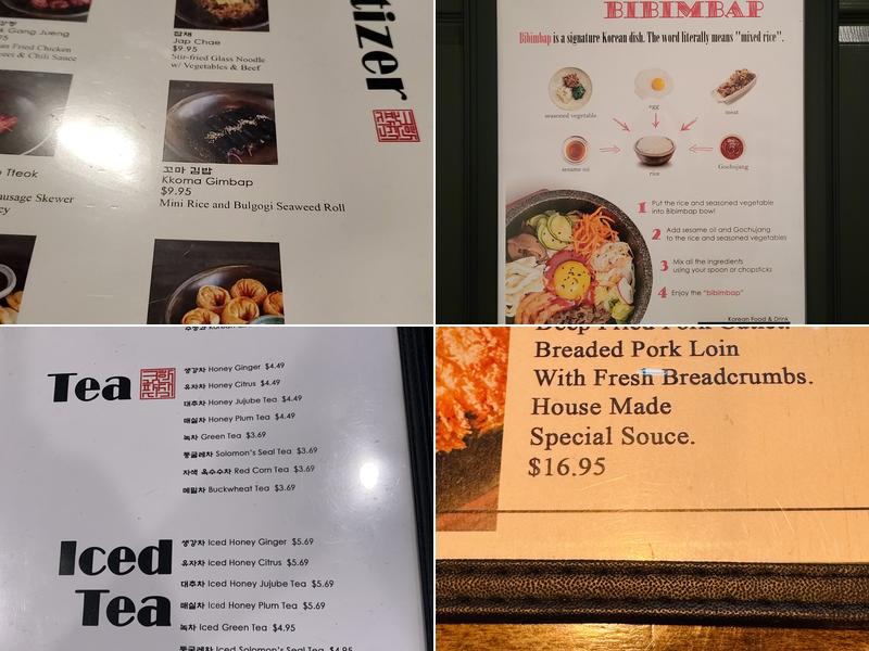 KorPot Menu