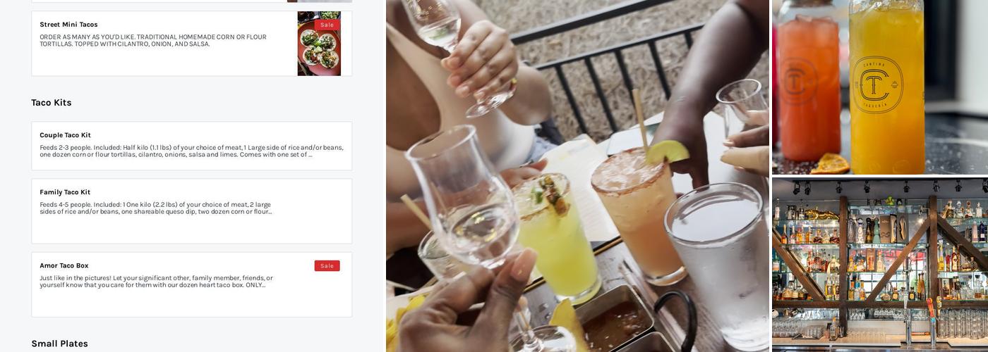 CT Al Pastor Taqueria Menu