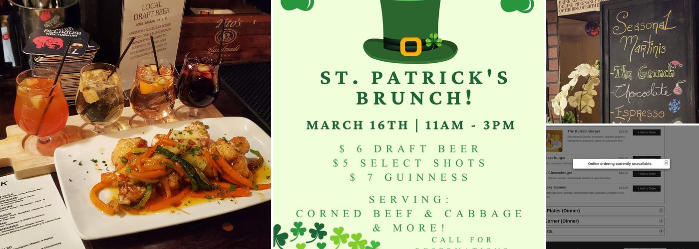 Off The Brook | Bistro & Cocktails Menu