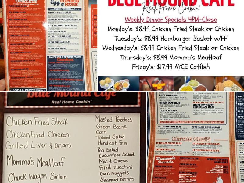Blue Mound Cafe - Saginaw Menu